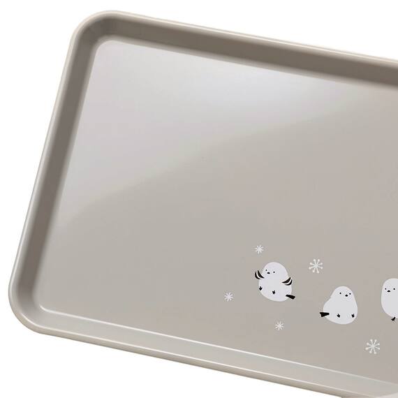 レンジOK　すべりにくいトレー(シマエナガ S DK509) 7枚目画像