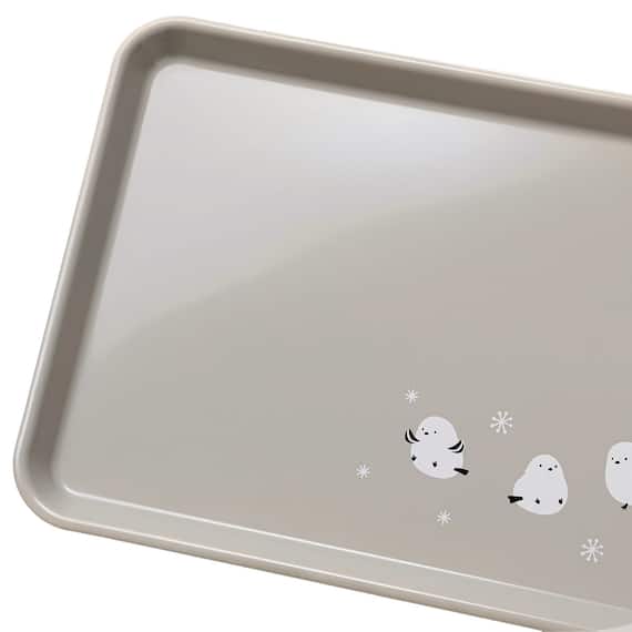 レンジOK すべりにくいトレー(シマエナガ S DK509) 7枚目画像