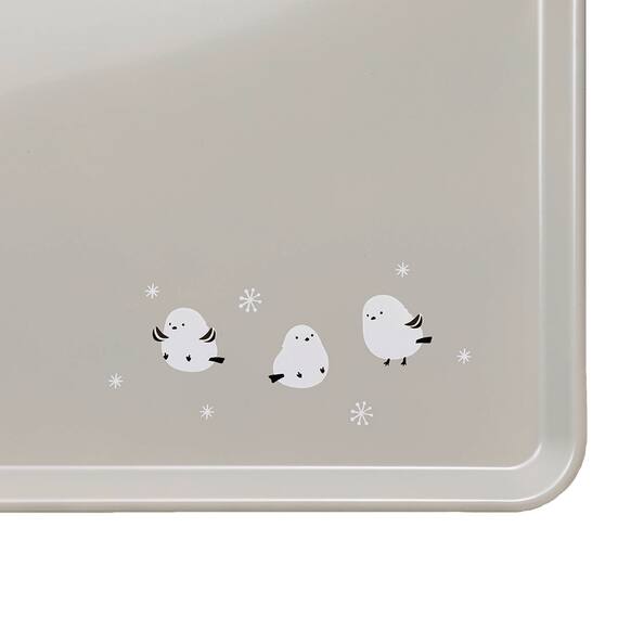 レンジOK　すべりにくいトレー(シマエナガ S DK509) 8枚目画像