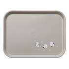 レンジOK　すべりにくいトレー(シマエナガ M DK509) 5枚目画像