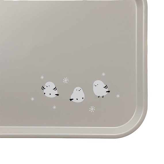 レンジOK すべりにくいトレー(シマエナガ M DK509) 7枚目画像