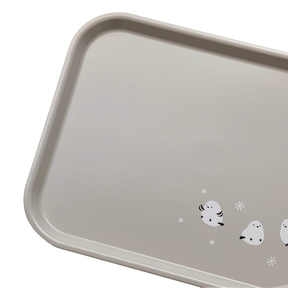 レンジOK　すべりにくいトレー(シマエナガ M DK509) 8枚目画像