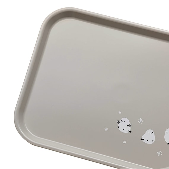 レンジOK すべりにくいトレー(シマエナガ M DK509) 8枚目画像