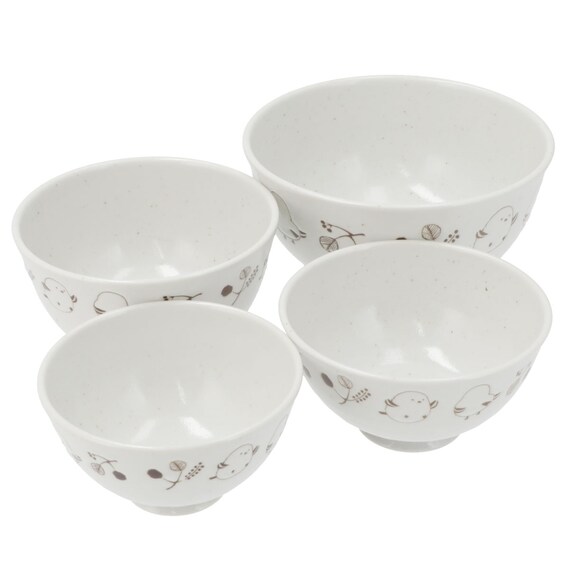 飯椀(シマエナガ メシワンカルエクレデコ L DI508) 5枚目画像