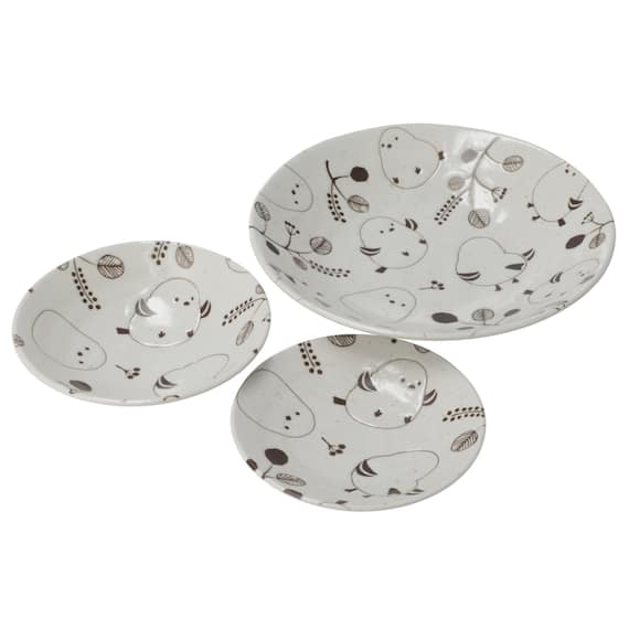 深皿(シマエナガ フカザラカルエクレデコ DI) 5枚目画像