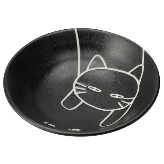 デコネコ食器5点セット カルエクレデコ(ブラック DI508) 14枚目画像