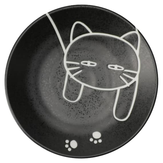 デコネコ食器5点セット カルエクレデコ(ブラック DI508) 20枚目画像