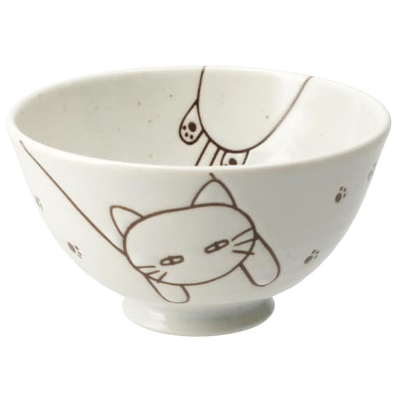 デコネコ食器5点セット カルエクレデコ(ホワイト DI508) 2枚目画像