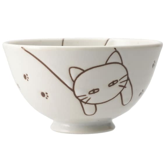 デコネコ食器5点セット カルエクレデコ(ホワイト DI508) 4枚目画像