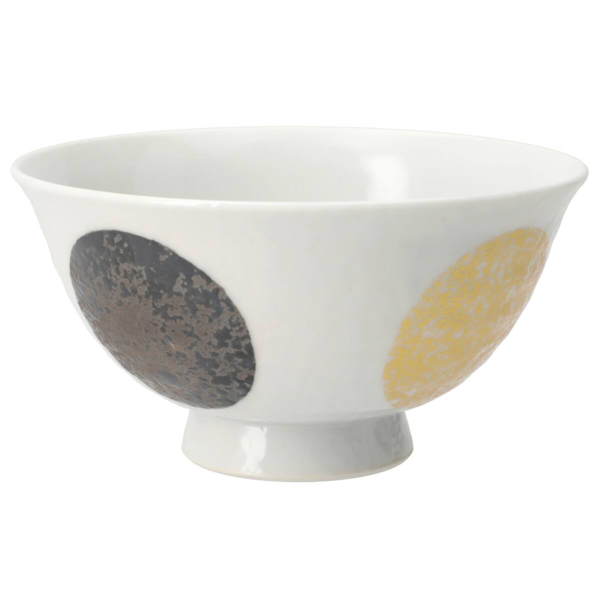 軽量飯碗 金彩丸紋2 GY(有田焼) | ニトリネット【公式】 家具