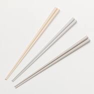 使いやすい耐熱八角箸 ベーシックカラー 3膳セット