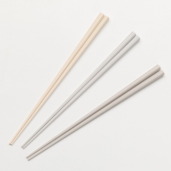 使いやすい 耐熱八角箸 ベーシックカラー 3膳セット(BS 3P) 1枚目画像