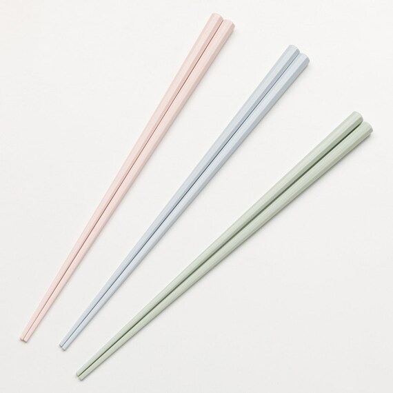 使いやすい 耐熱八角箸 スモーキーカラー 3膳セット(SC 3P) 1枚目画像