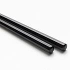 使いやすい 耐熱八角箸 3膳セット(ブラック) 5枚目画像