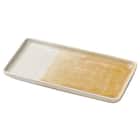 長角皿(ベージュ 2010 HL25) 1枚目画像