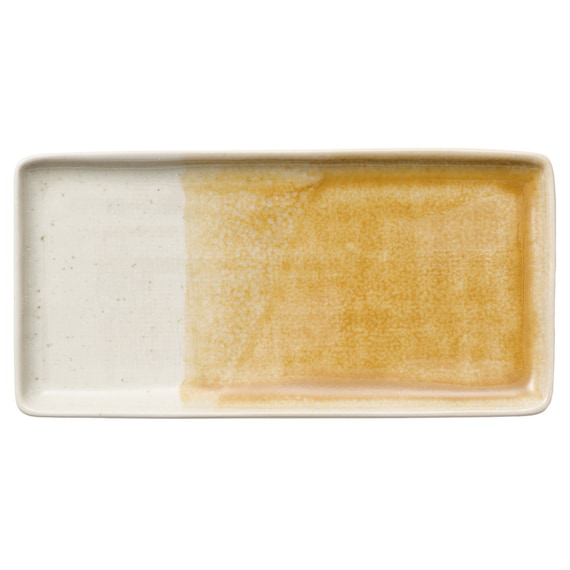 長角皿(ベージュ 2010 HL25) 2枚目画像