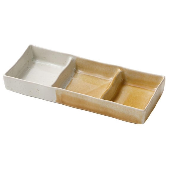 仕切り皿(ベージュ 2008 HL25) 1枚目画像