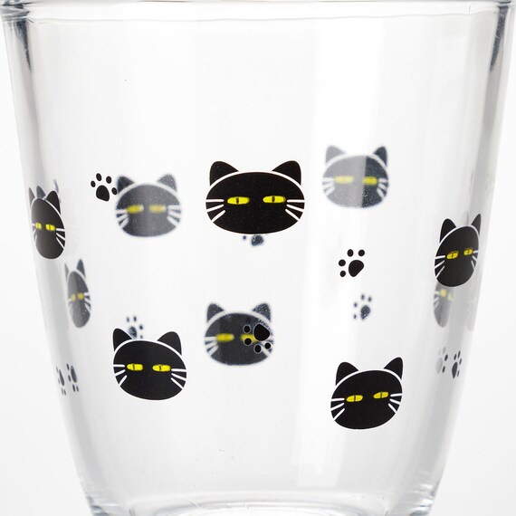 ガラスタンブラー(デコネコ GM016) 3点セット 4枚目画像