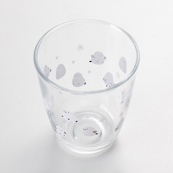 ガラスタンブラー(シマエナガ GM017) 3点セット 2枚目画像