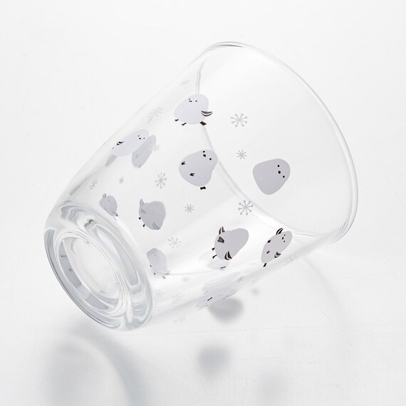 ガラスタンブラー(シマエナガ GM017) 3点セット 3枚目画像