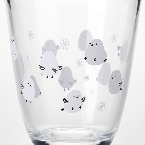 ガラスタンブラー(シマエナガ GM017) 3点セット 4枚目画像