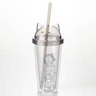 ストロー付きタンブラー(デコネコ TY604) 1枚目画像