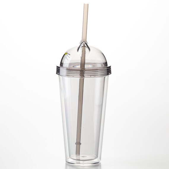 ストロー付きタンブラー(デコネコ TY604) 4枚目画像