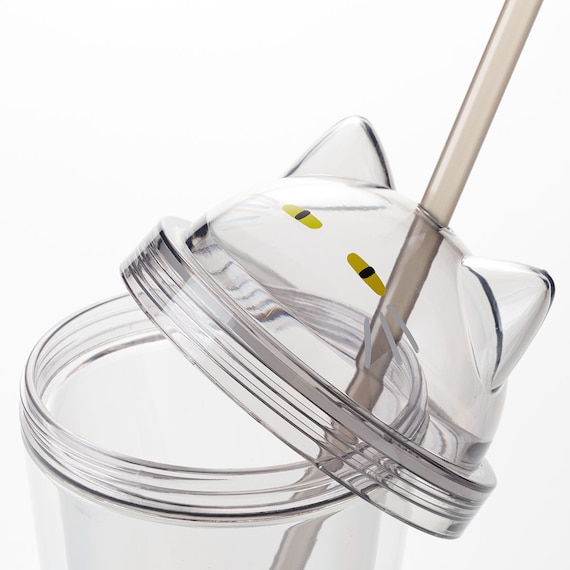 ストロー付きタンブラー(デコネコ TY604) 10枚目画像