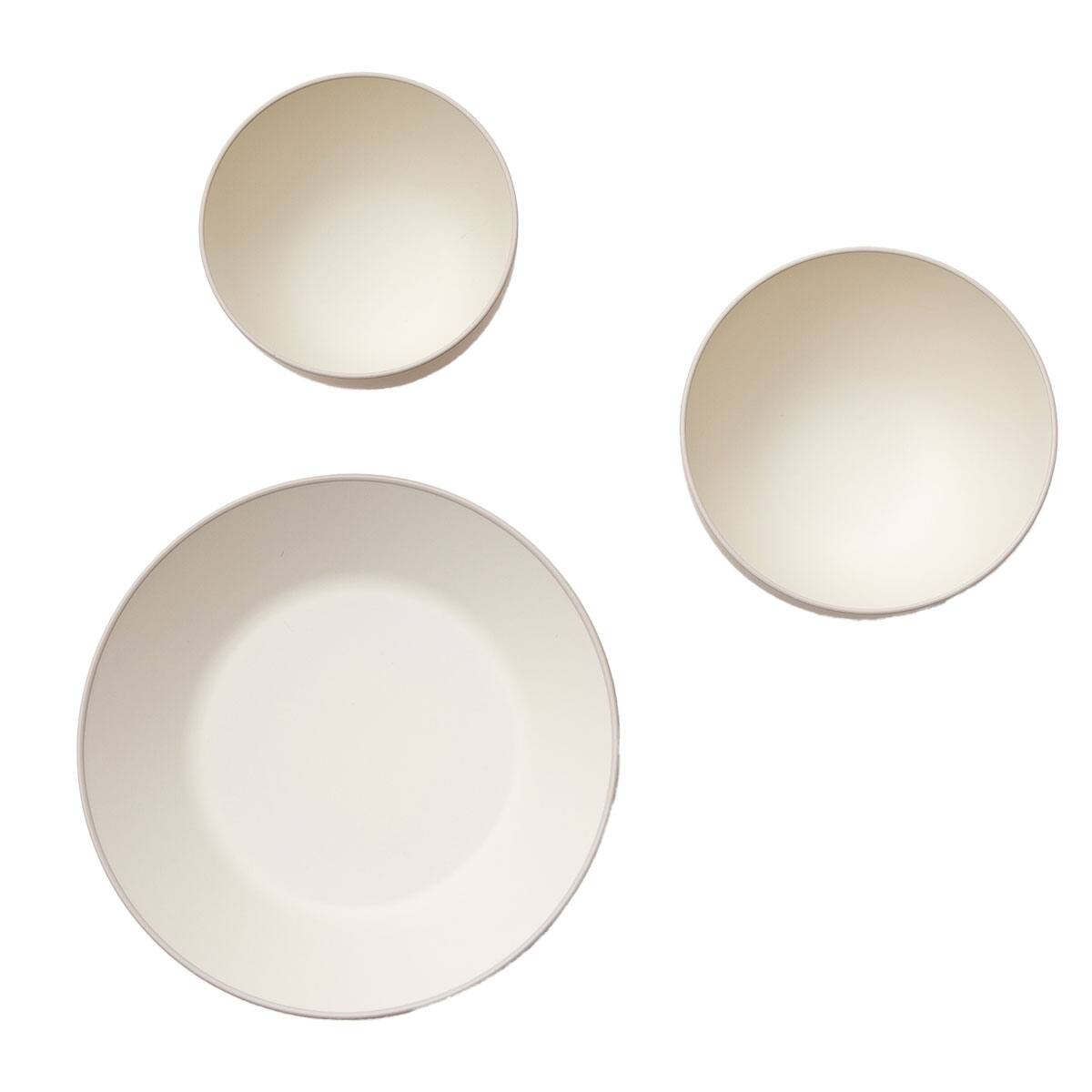 はっ水樹脂食器3点セット(モカ RM001) | ニトリネット【公式】 家具