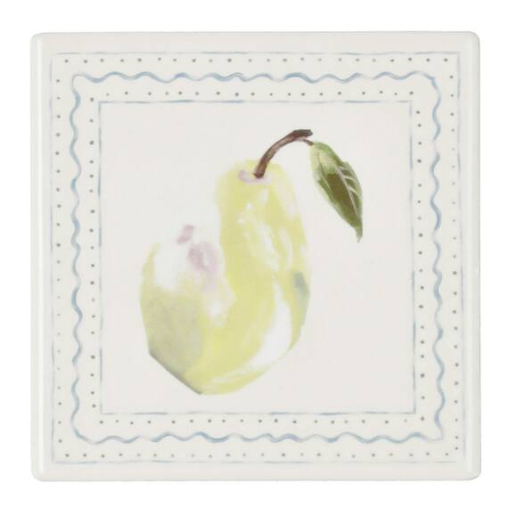 タイルコースター(洋ナシ NR02) 3枚目画像