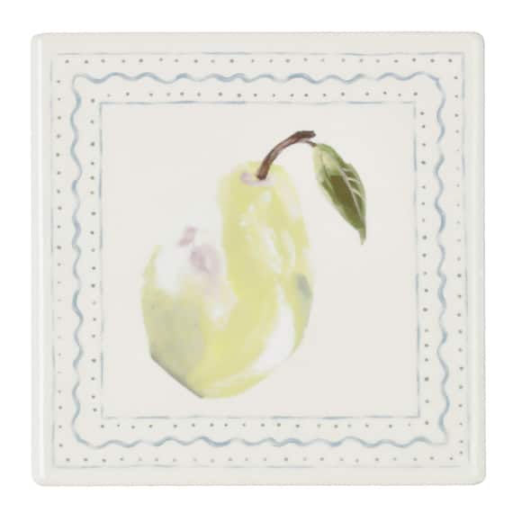 タイルコースター(洋ナシ NR02) 3枚目画像