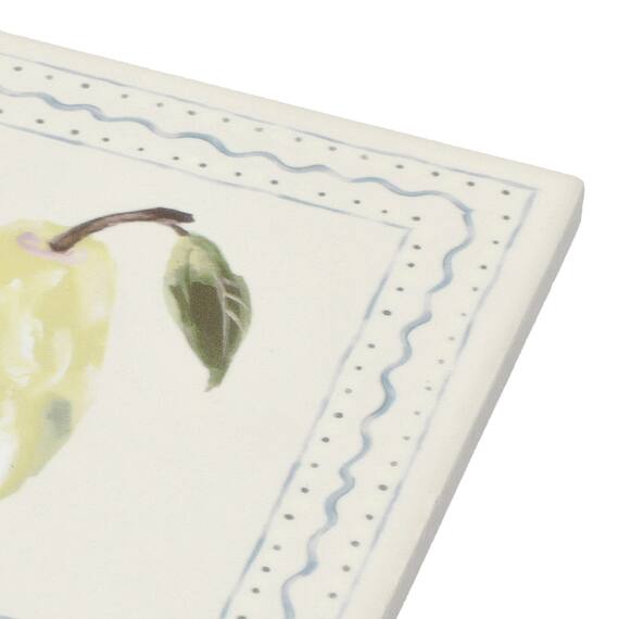 タイルコースター(洋ナシ NR02) 5枚目画像