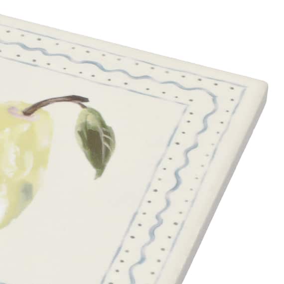 タイルコースター(洋ナシ NR02) 5枚目画像