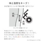 しまえるストロー付きタンブラー(AL03 モカ) 2枚目画像