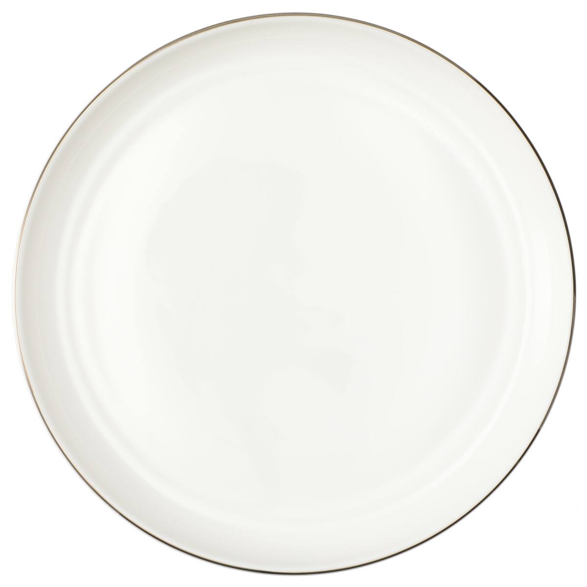 ボーンチャイナ 丸皿 (シルバーライン 21cm BC014 SV) | ニトリネット