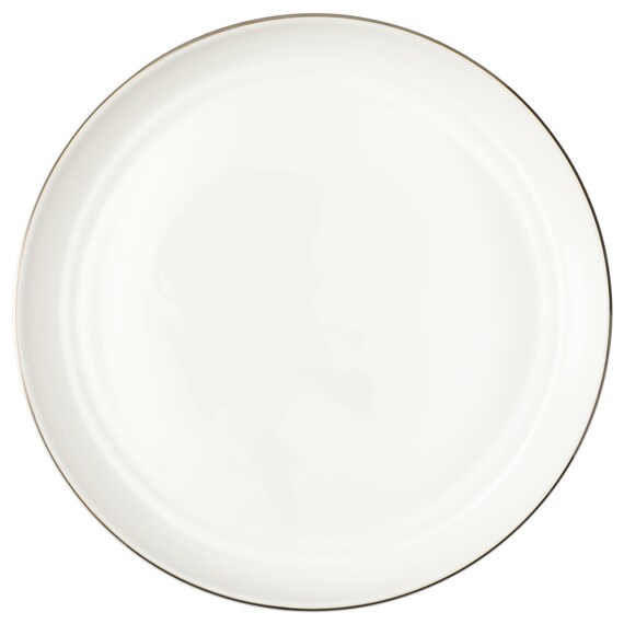 ボーンチャイナ 丸皿 (シルバーライン 21cm BC014 SV) 3枚目画像