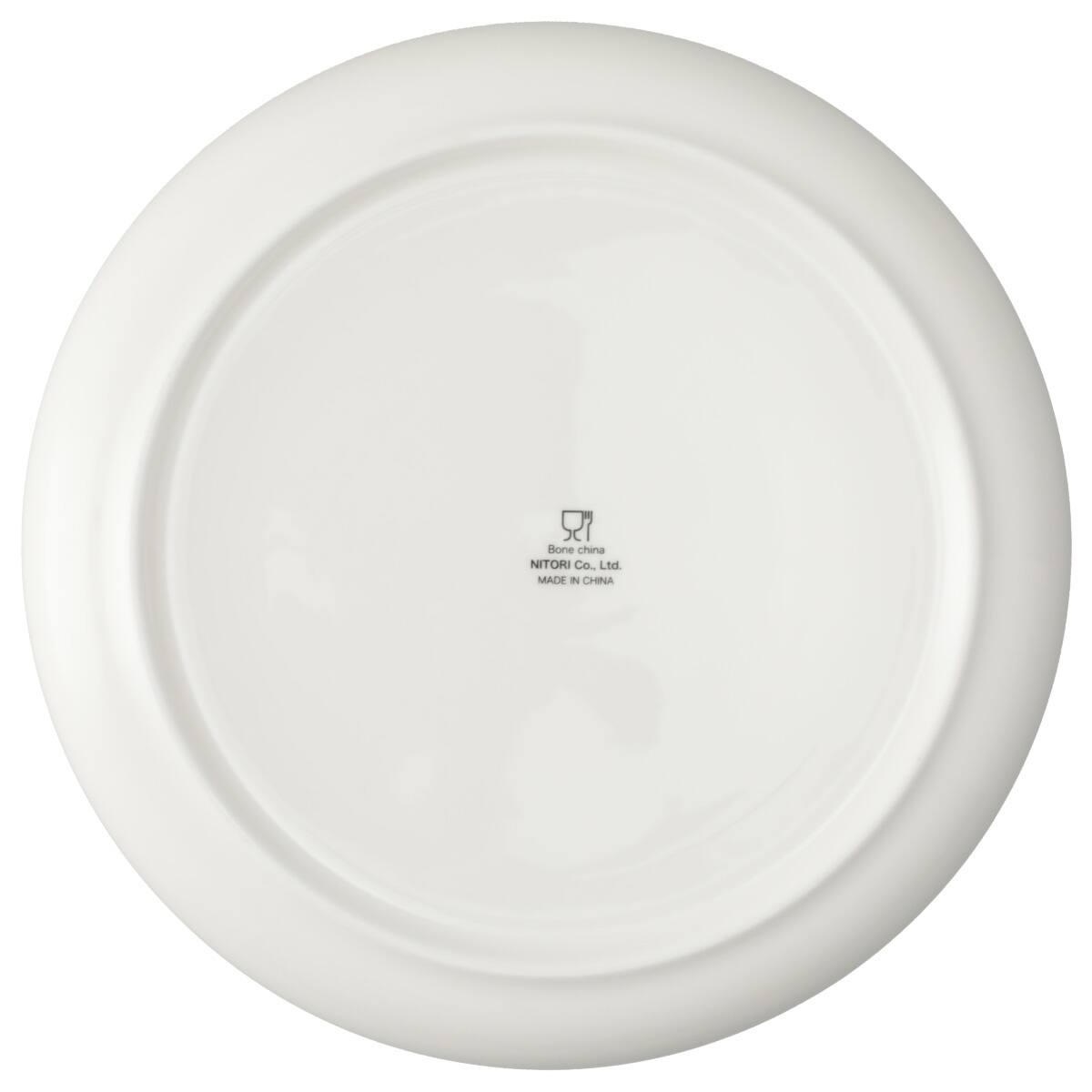ボーンチャイナ 丸皿 (シルバーライン 21cm BC014 SV) | ニトリネット