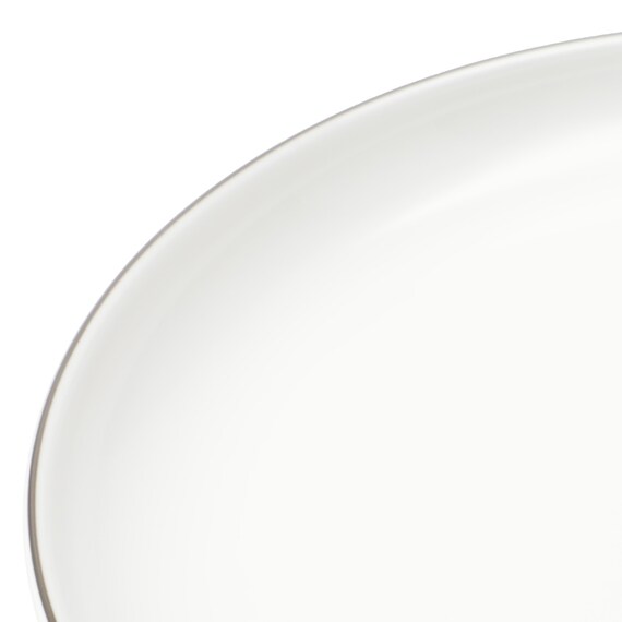 ボーンチャイナ 丸皿 (シルバーライン 21cm BC014 SV) 5枚目画像
