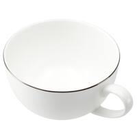 ボーンチャイナ スープカップ (シルバーライン BC014 SV)