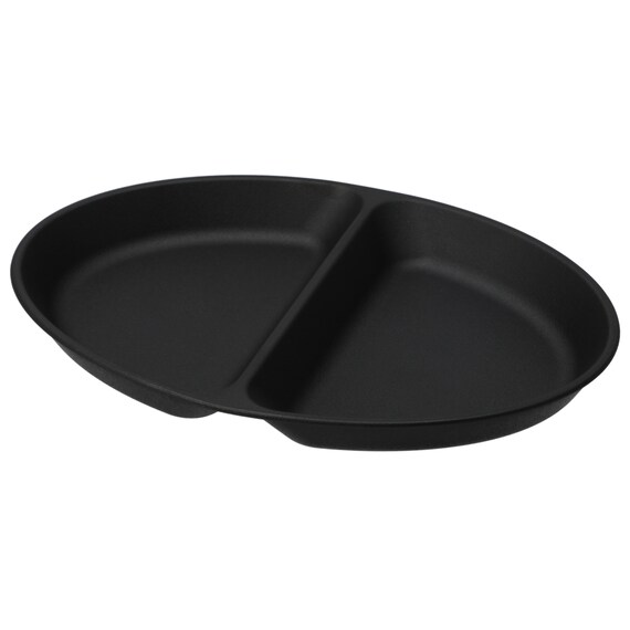 レンジでも器が熱くなりにくい樹脂食器 オーバルランチプレート(SG01) 1枚目画像