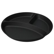 レンジでも器が熱くなりにくい樹脂食器 ラウンドランチプレート(SG01)