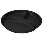 レンジでも器が熱くなりにくい樹脂食器 ラウンドランチプレート(SG01) 1枚目画像