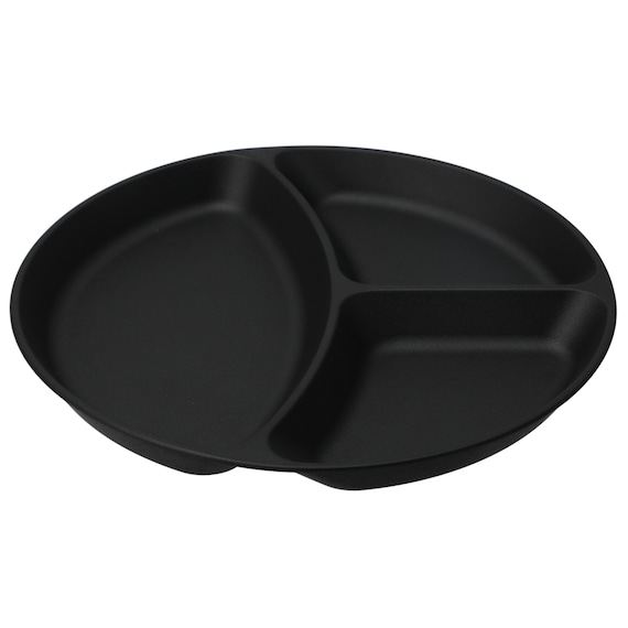 レンジでも器が熱くなりにくい樹脂食器 ラウンドランチプレート(SG01) 2枚目画像