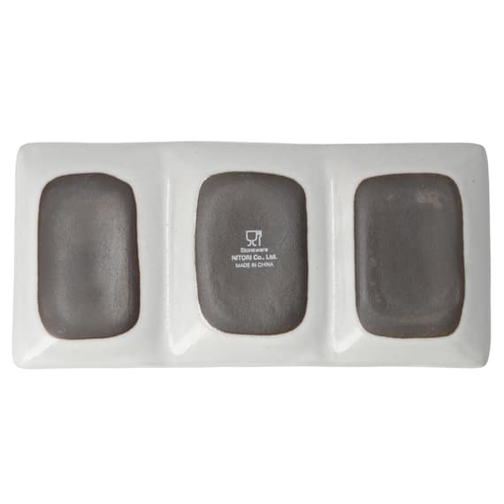 3連皿(唐茶削ぎ) 4枚目画像