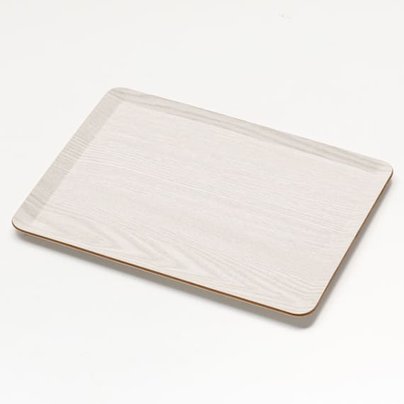洗える 滑りにくい 木製トレー(2720 ホワイトウォッシュ FM01) 1枚目画像