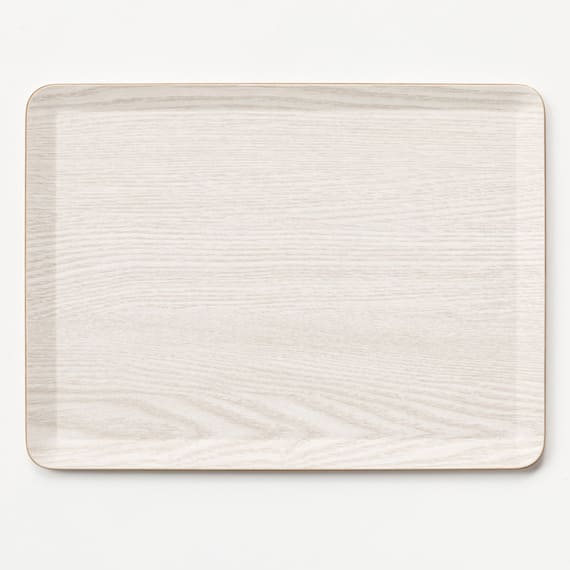 洗える 滑りにくい 木製トレー(2720 ホワイトウォッシュ FM01) 3枚目画像