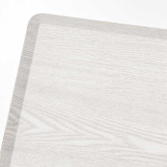 洗える 滑りにくい 木製トレー(2720 ホワイトウォッシュ FM01) 4枚目画像