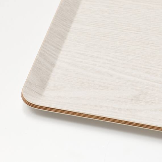 洗える 滑りにくい 木製トレー(2720 ホワイトウォッシュ FM01) 5枚目画像