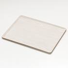 洗える 滑りにくい 木製トレー(3628 ホワイトウォッシュ FM01) 1枚目画像