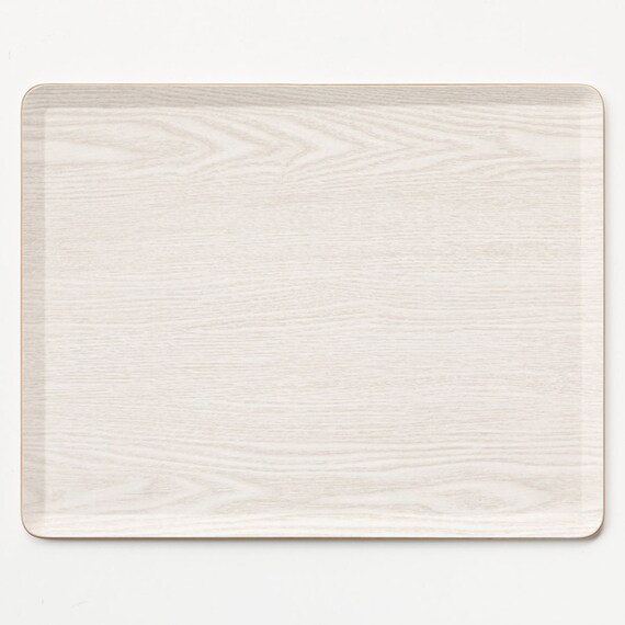 洗える 滑りにくい 木製トレー(3628 ホワイトウォッシュ FM01) 6枚目画像